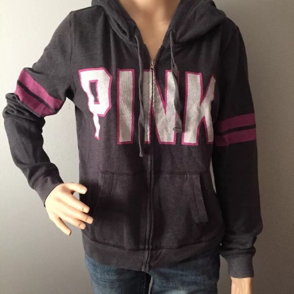 Pink zip up